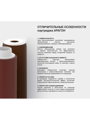 Картридж Гейзер Арагон Для Фильтров-Насадок На Кран 4 для очистки воды